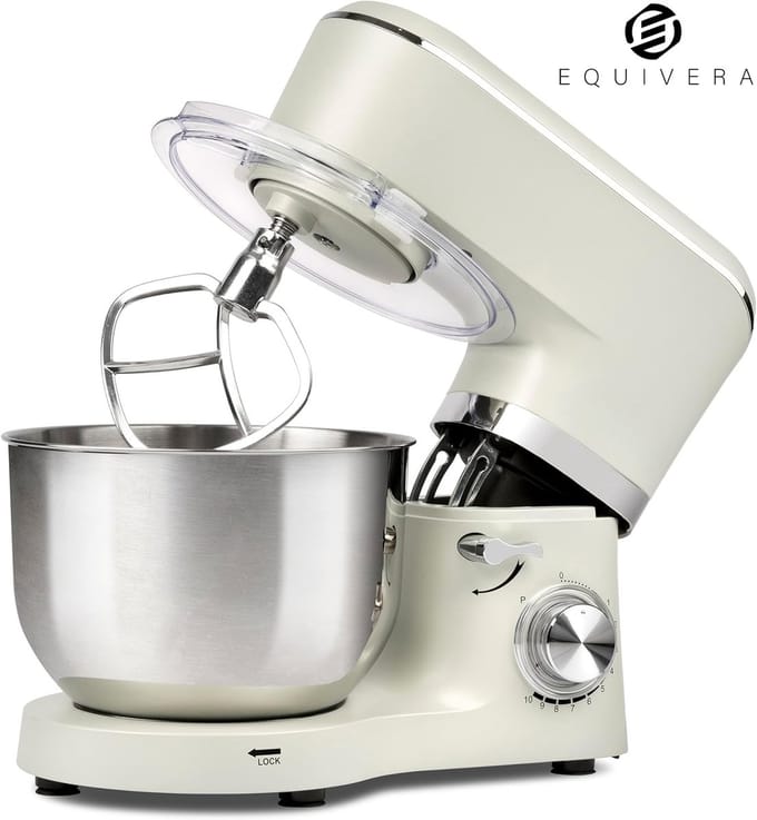 Equivera Deegmachine - Kneedmachine - Deegmixer - Keukenmixer - Keukenmachine