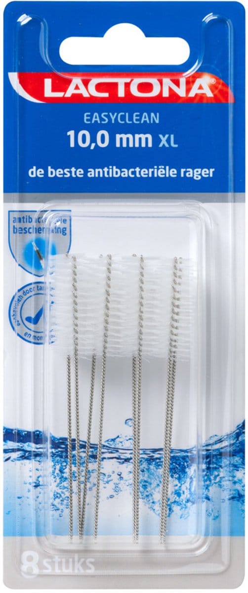 Lactona Ragers Easyclean 10,0 mm XL - Tandenrager - 8 stuks