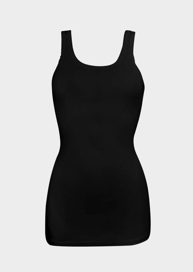 Hemd "extra lang" in een set van 3 - zwart - Gr. 42 van Goldner Fashion
