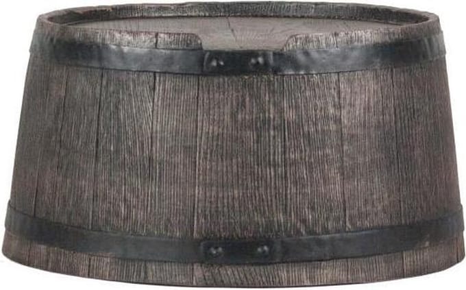 Kunststof standaard Houtnerf Regenton 120 l.