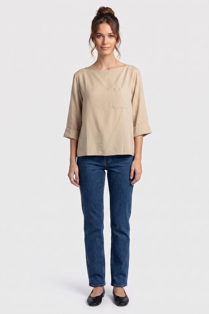 ARKET Imanuela Blouse Beige Taglia: 34 | Magliette intime Outlet | Donna | Marrone