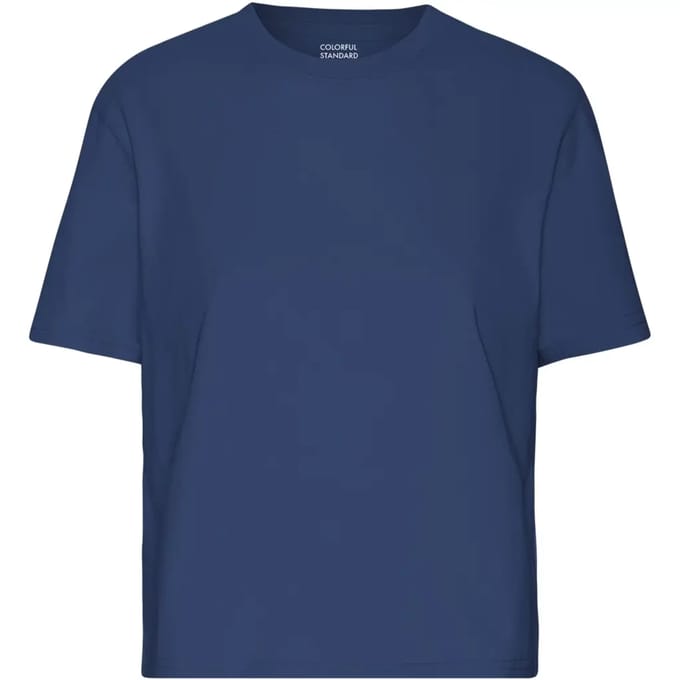 Dames-T-shirt Colorful Standard Organic Boxy marine blue