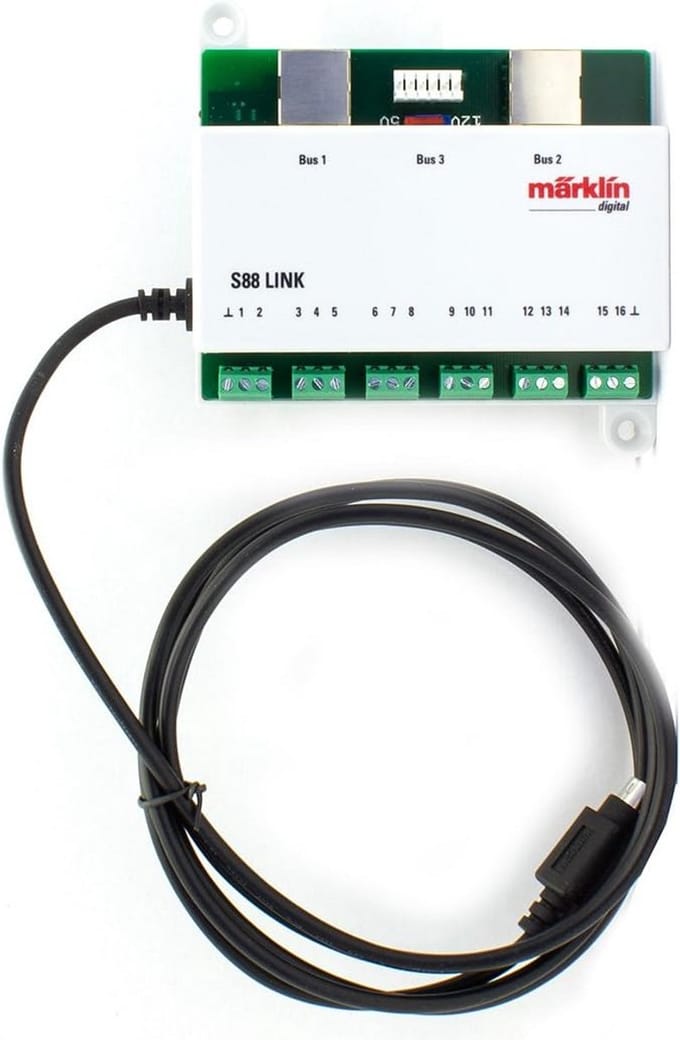 Modeltrein Link 88 S88 Terugmeldmodule voor Digitale Systemen