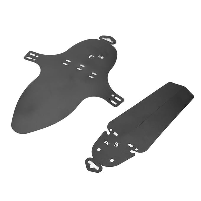 Race Mountainbike Fiets Voor Achter Band Spatborden Modderscherm Set Accessoire gray