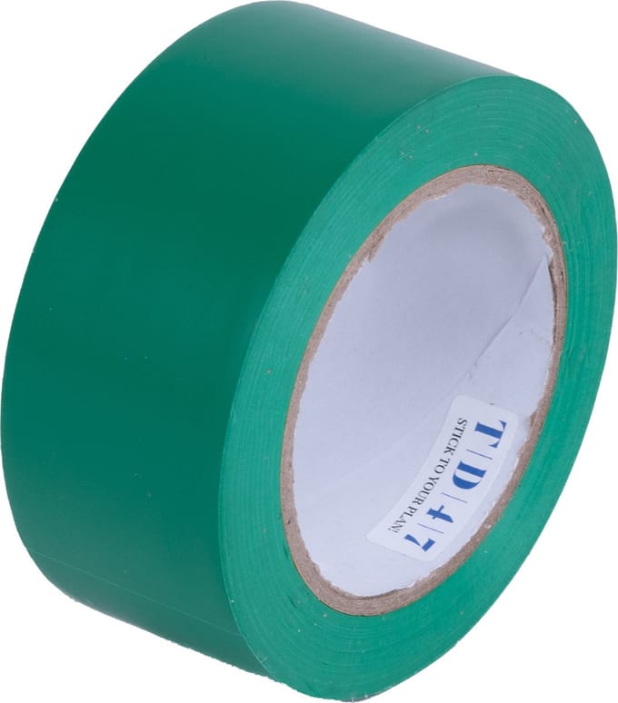 TD47 PVC Safety Markeringstape 50mm x 33m Groen