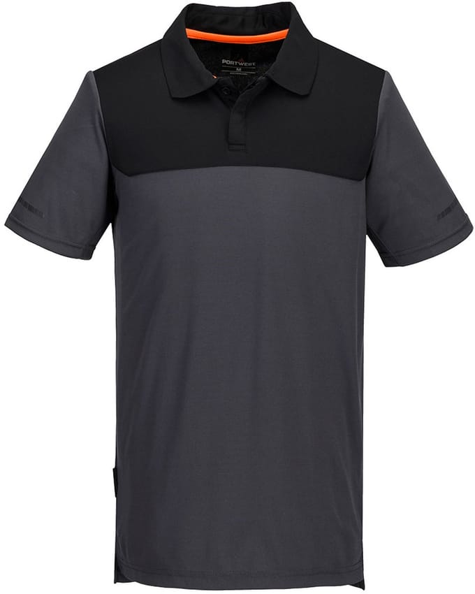 Portwest EV4 Lichtgewicht Poloshirt korte mouw EV410 - Mol grijs - L