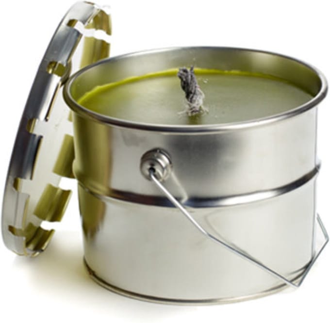 Rustik - Buitenblik - Moss groen - 18x14 cm- Outdoor Kaars