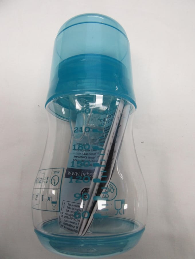bebe confort zuigfles, zelfsterliserende papfles, 240ml brede hals