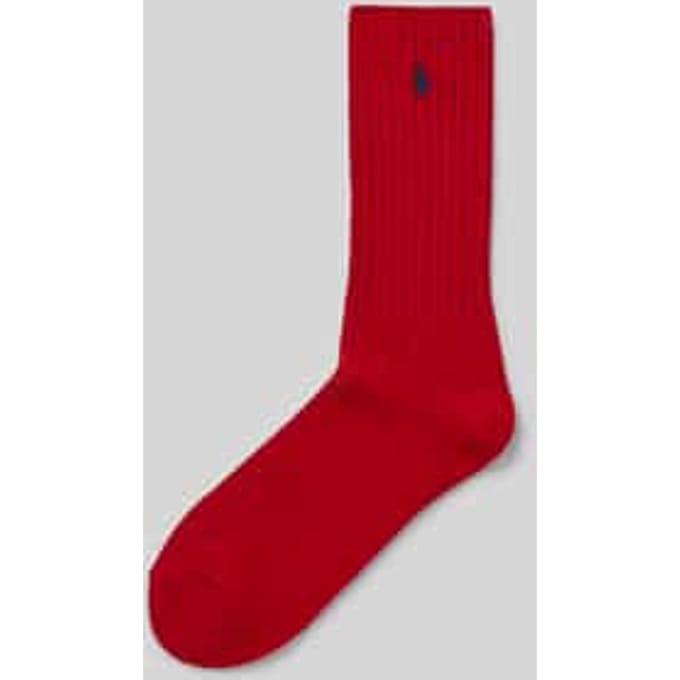 Sokken met labelstitching, model 'CREW SOCK'