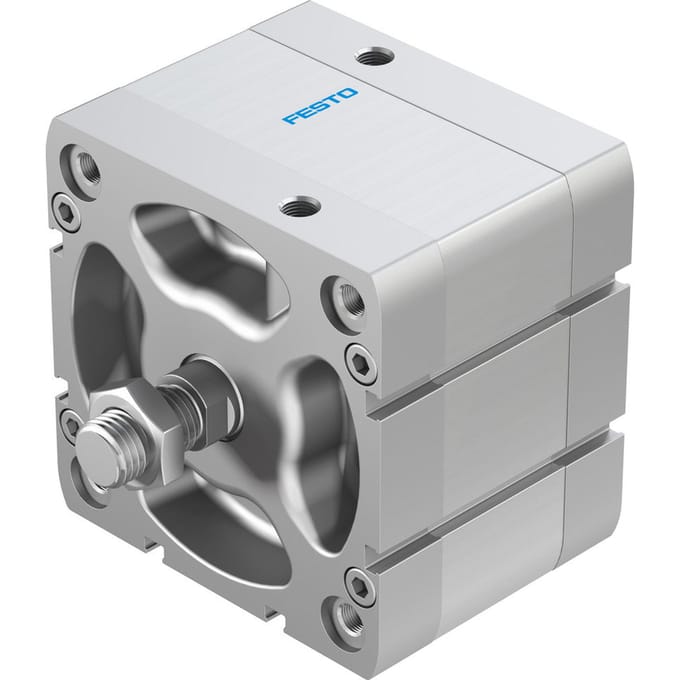 Festo Compacte Cilinder 100mm Boring 20mm Slag ISO 21287 Dubbelwerkend - 577201 - P2BUX