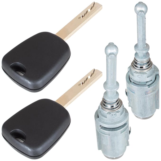 Ceryx Citroën C2 / C3 - Slotcilinder Set - Links & Rechts - 2 Sleutels - Nieuw