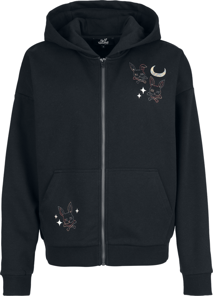 Full Volume by EMP Vest met capuchon - Cute Morbid - S - voor Vrouwen - zwart