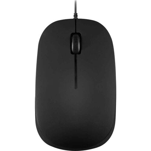 Perixx PERIMICE-201 C B Muis Kabelgebonden Optisch Zwart 3 Toetsen 1000 dpi Geïntegreerd scrollwiel, Muisknoppen, USB-aansluiting