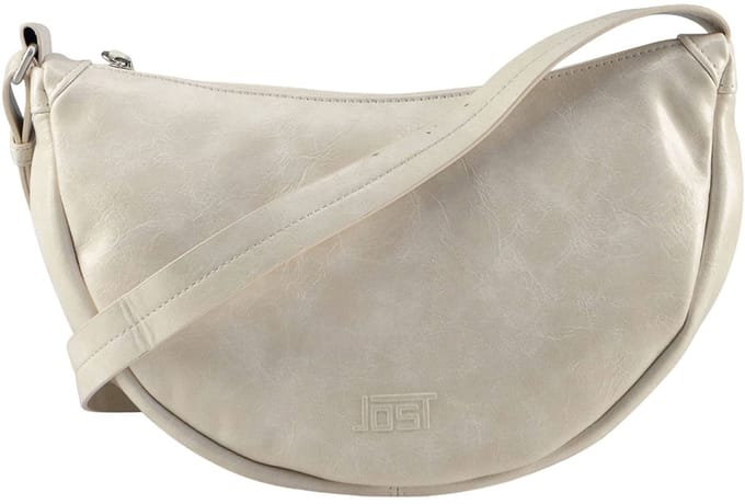 JOST schoudertas Kiruna Shoulder Bag Cream White crème