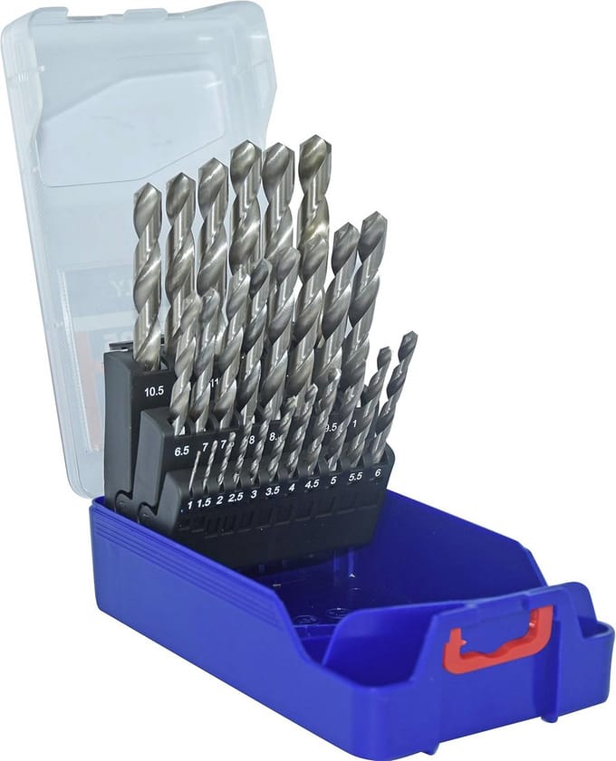 Metaalboor Set 25 Stuks Ø 1 tot 13 mm - HSS Boren