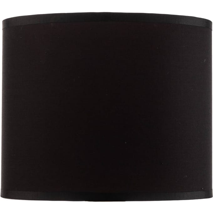 Luminex Lampenkap Soho, zwart/goud, textiel, Ø 18 cm
