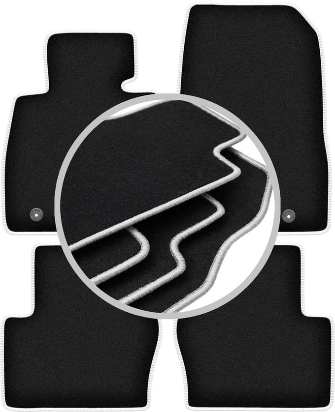 CARLUX-SILVER automatten voor: Mazda 2 IV hatchback (2014-)