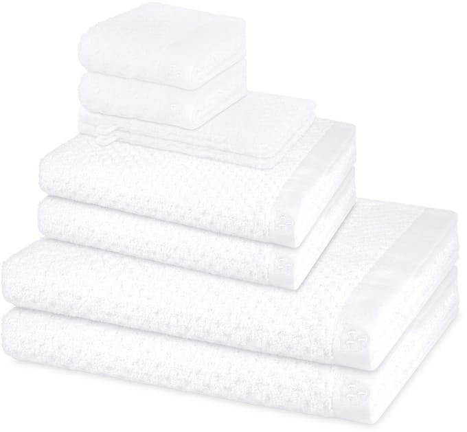 Ross Sonstiges 2 X washandjes 2 X gasten- 2 X douche- 2 X handdoek - in set 8 pack Harmony