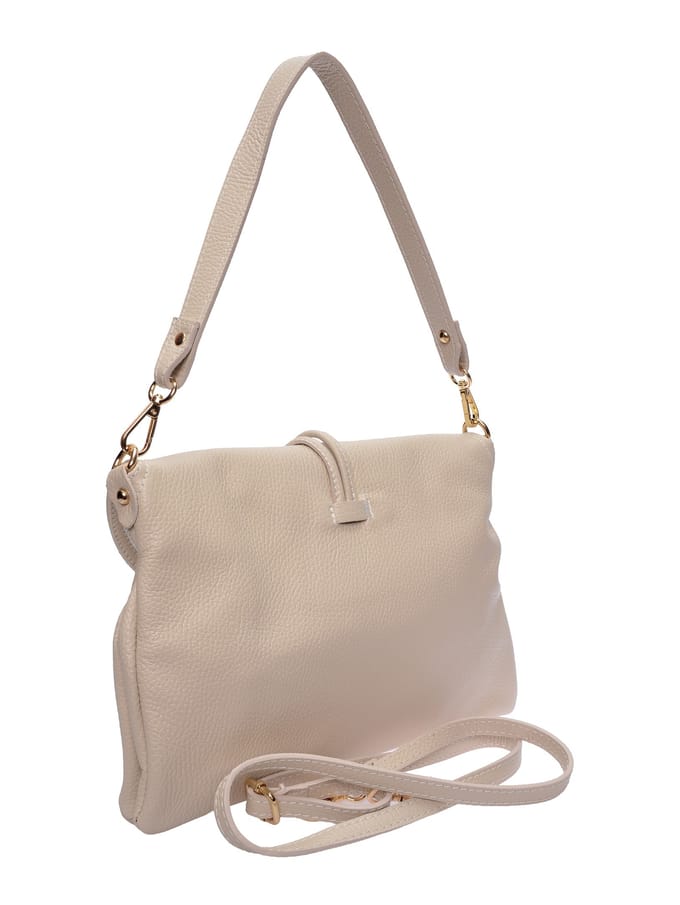 Anna Luchini Beige Rundleer Tas