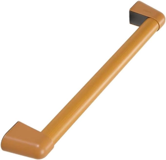 Douchehandgreep - Badgreep Wandbeugel - Veiligheid in Badkamer - Waterdicht Aluminiumlegering - 66 cm - Houtnerf