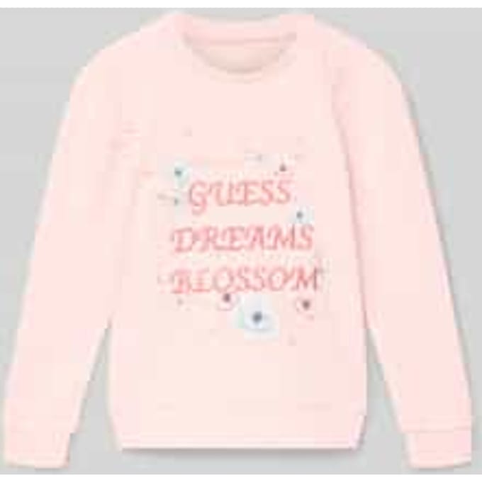 Sweatshirt met labeldetail