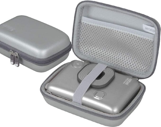 Reiscover voor Fujifilm Instax Mini LiPlay - Bescherming, Draagbaar, Wit Camera Accessoire