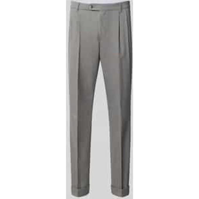 Smalle broek van zuivere scheerwol model 'H-Perin'