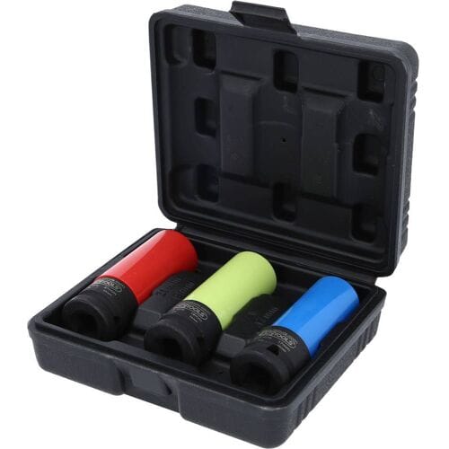 KS TOOLS 1/2" Alu-velgen krachtdoppenset robuust 3-delig - 515.1070