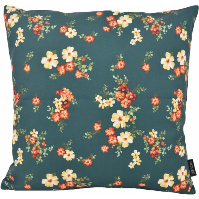 NOVÉE Sierkussen mae bloom petrol outdoor | 45 x 45 cm | katoen