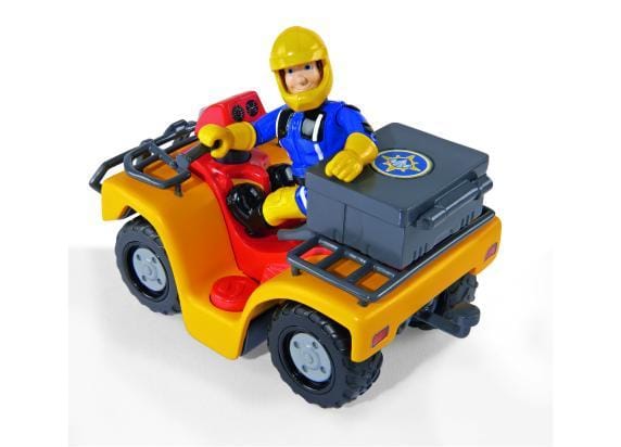Simba - Speelgoedvoertuig Brandweerman Sam - Quadbike Mercury met Brandweerman Sam - vanaf 3 jaar
