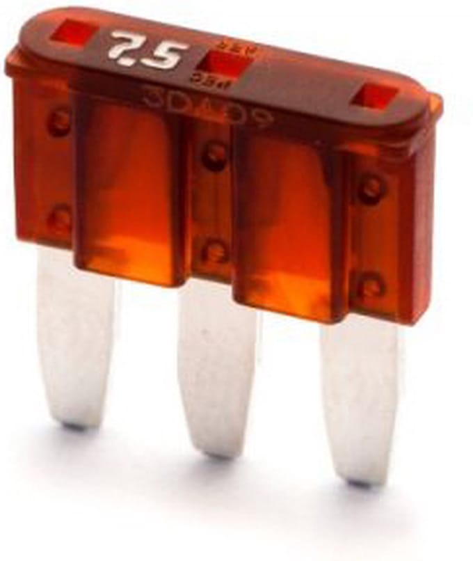 Micro III zekering 7.5 ampère 5 stuks