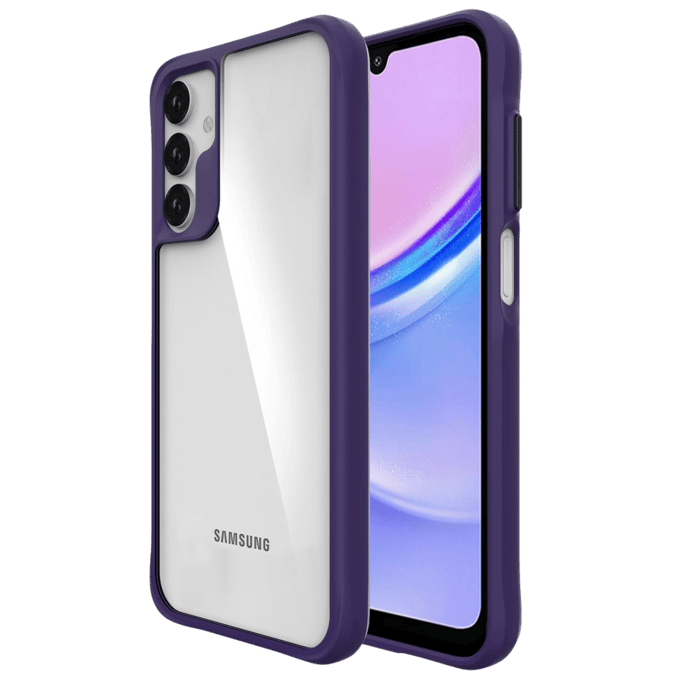 CaseBody Samsung A15 Combat X Beschermhoesje Paars