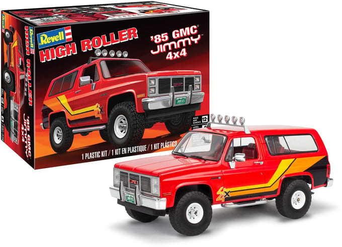 Revell Modelbouwpakket Auto - 14577 GMC 1985 Jimmy 4x4 High Roller - Amerikaanse Auto Plastic - 1:25 - Modelbouw