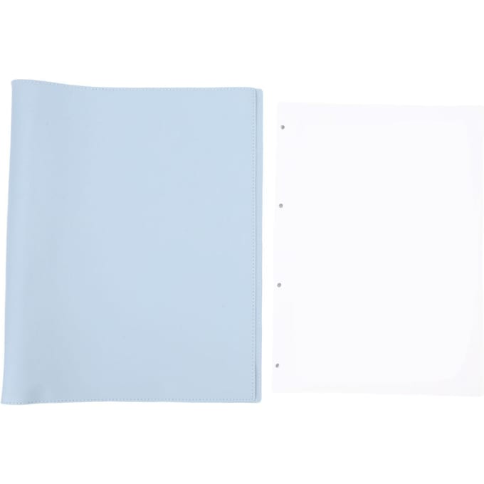 A4 Ringband Notitieboek Waterdicht PU Leer Navulbare Ringband Planner voor Mindmapping Studie Werken School white
