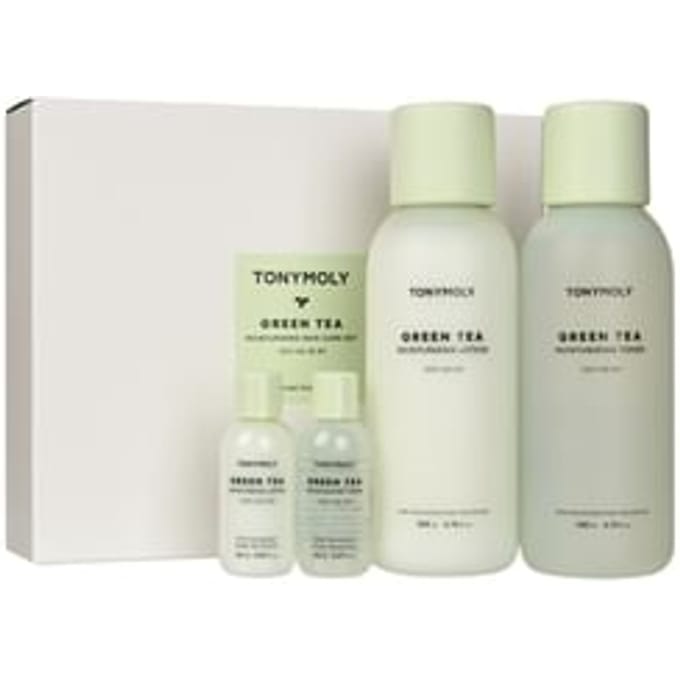TONYMOLY The Chok Chok Thé Vert Ensemble de Soins de la Peau Tonique Hydratant & Émulsion Ensemble 2 Pièces