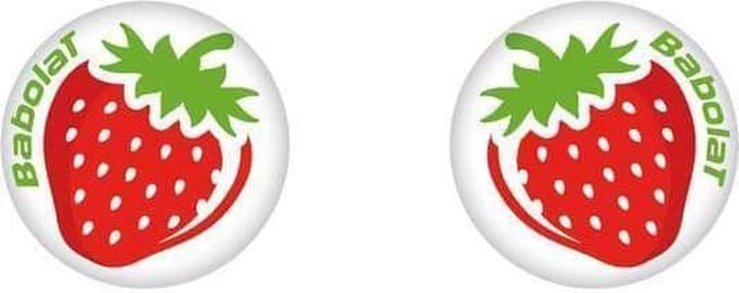 Babolat Loony Strawberry demper  X2 - wit/rood
