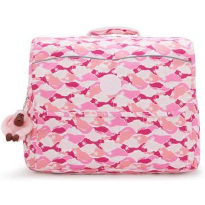 KIPLING Codie M Pink Palm Boekentassen en rugzakken