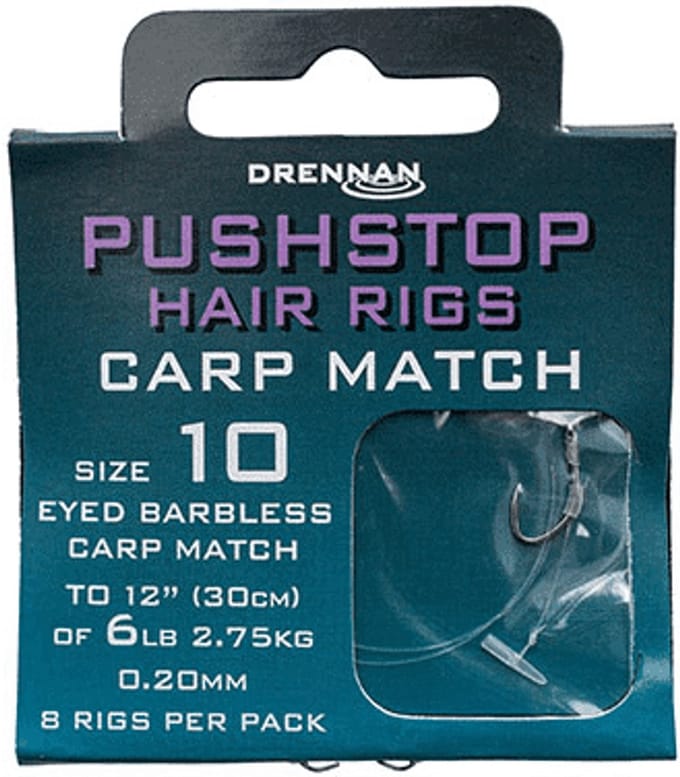 Drennan - Onderlijnen Pushstop Hair RIgs Carp Match - Drennan