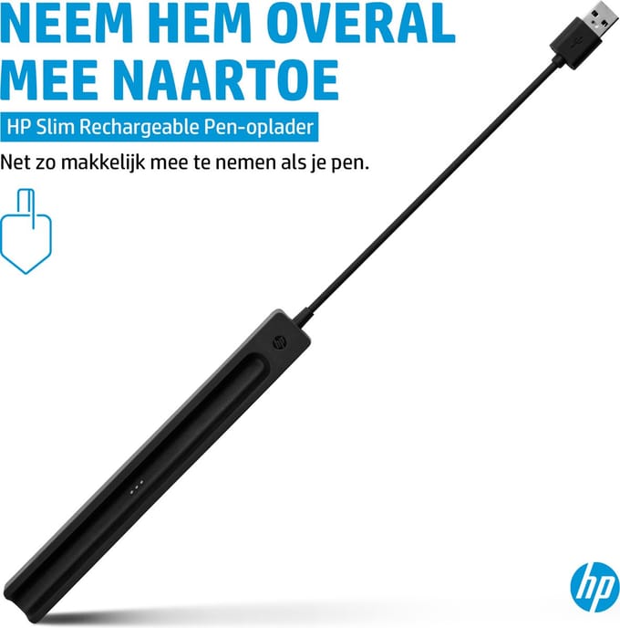HP Slim Pen Charger Touchpen-laadstation Zwart