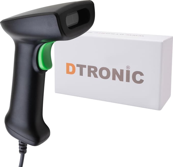 DTRONIC DT3320 barcodescanner – USB – Met display & buzzer – QR & 1D – Plug & Play