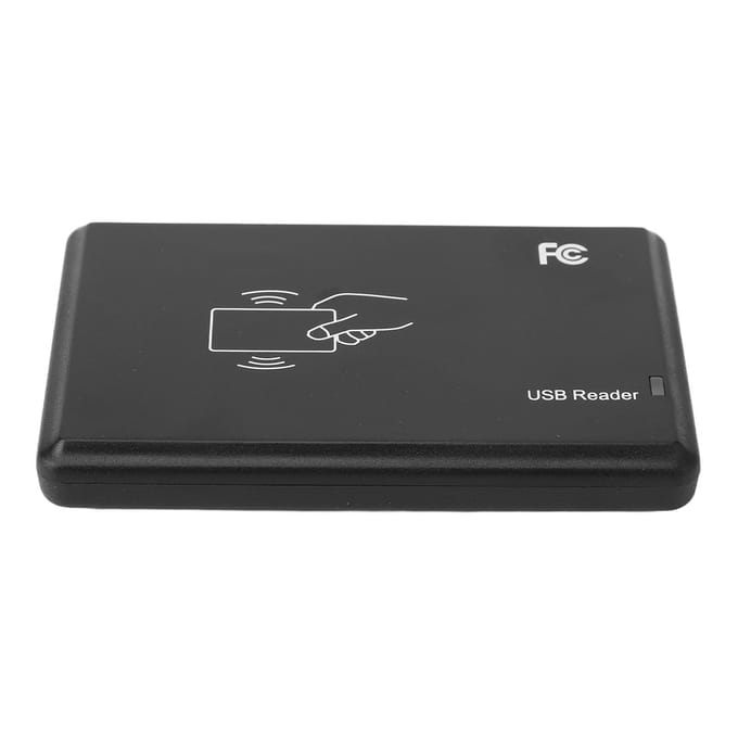 ID-kaartlezer Lage Frequentie 125KHZ RFID ID-kaartlezer met USB-interface Toegangscontrolekaart black