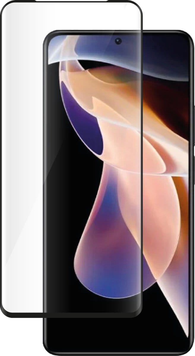 Bigben Connected, Screenprotector geschikt voor Xiaomi Redmi Note 11 Pro - Anti-Fingerprint 2.5D, Transparant zwart
