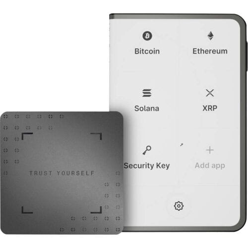 Ledger Stax Crypto Hardware Wallet+Recovery Key Hardware wallet Zwart USB-C 1 stuk(s)
