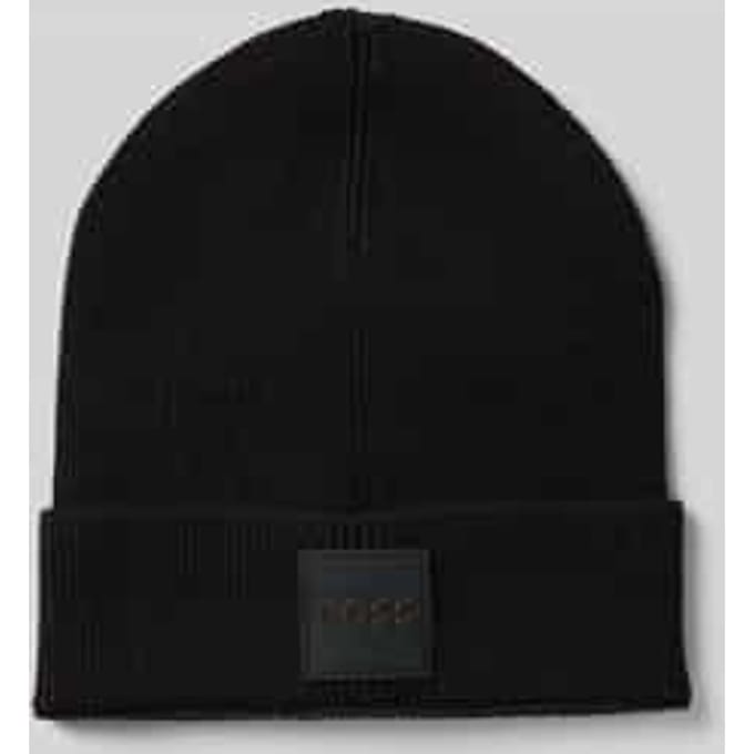 BOSS muts Foxxy Beanie Black 1 zwart
