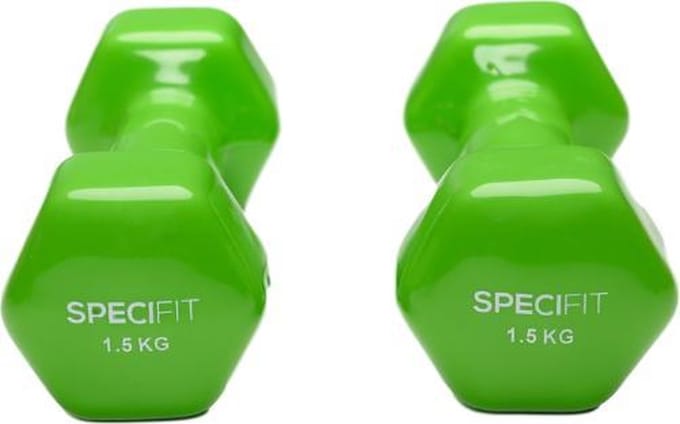 Specifit Dumbells 2 x 1,5 kg Gietijzer / Vinyl Coating