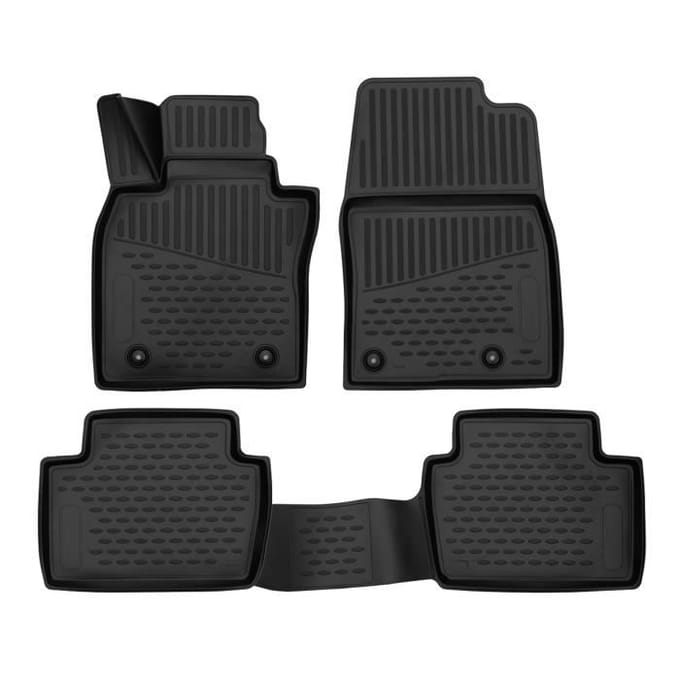 Tapis de sol - Exclusive - Mazda CX-30 - Caoutchouc - 4 pièces - Toutes saisons