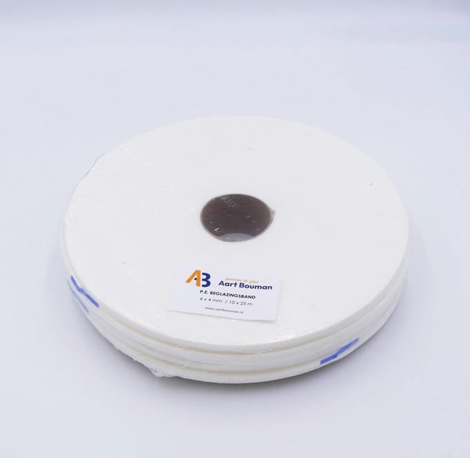 Glasband 6 x 4mm wit - pak 250m