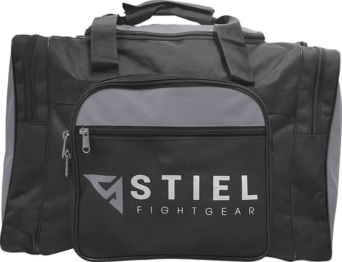 Stiel Sporttas - Small - Zwart met Grijs - 50 x 38 x 28cm