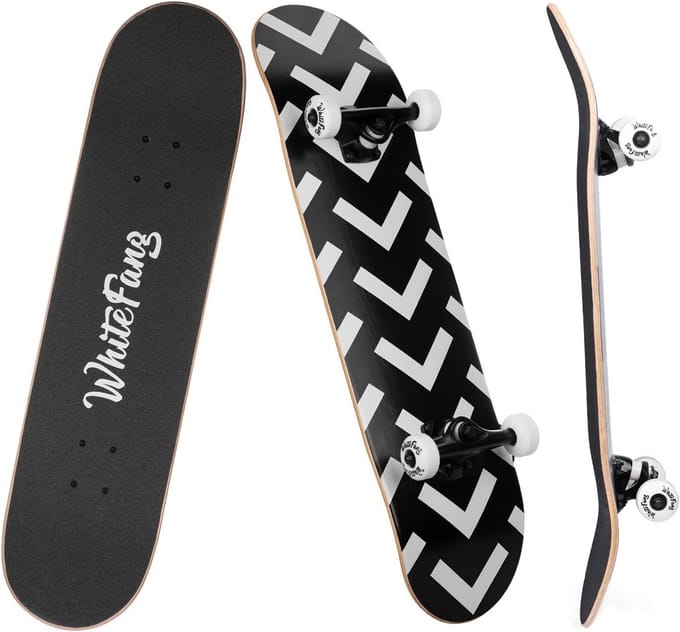 Compleet Skateboard voor Beginners - 31" x 7,88" Duurzaam en Stijlvol