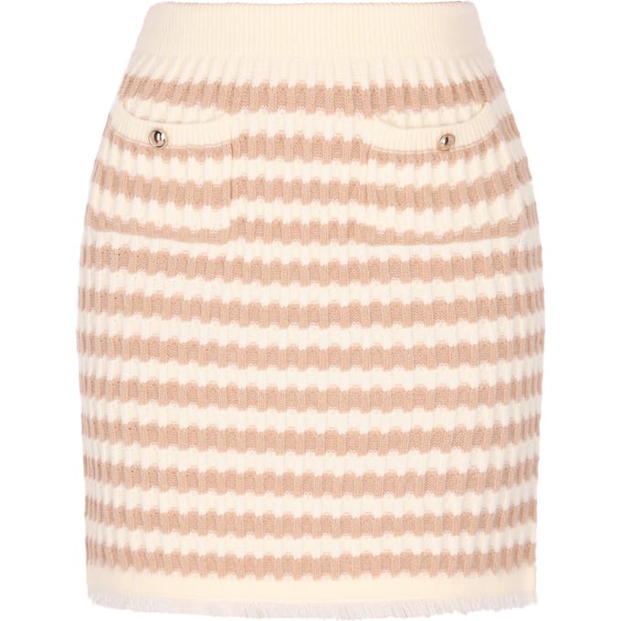 Faina Rock Dames beige/wol wit